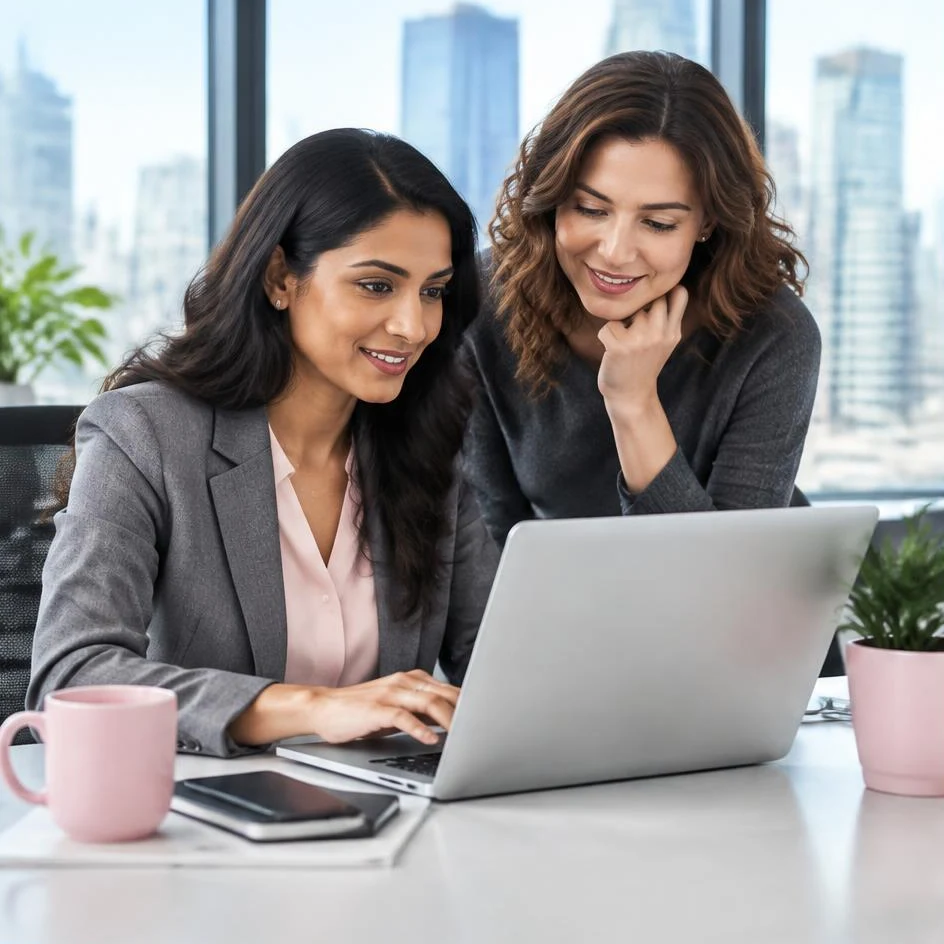 India: women working — Technology