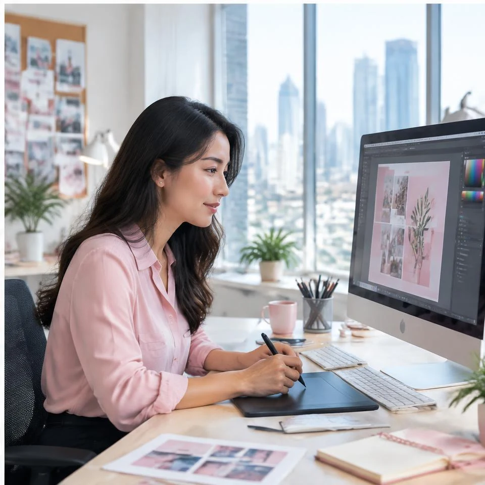 South Korea: women working — Creative Media & Design
